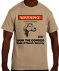 Warning TAN T-shirts