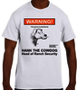 Warning White T-shirts