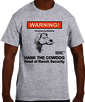 Warning GREY T-shirts