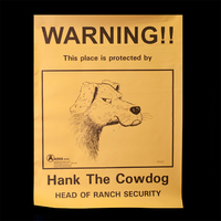 HANK THE COWDOG POSTER